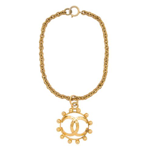 Chanel Vintage Logo Necklace