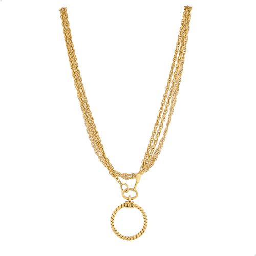 Chanel Vintage Magnifying Glass Necklace