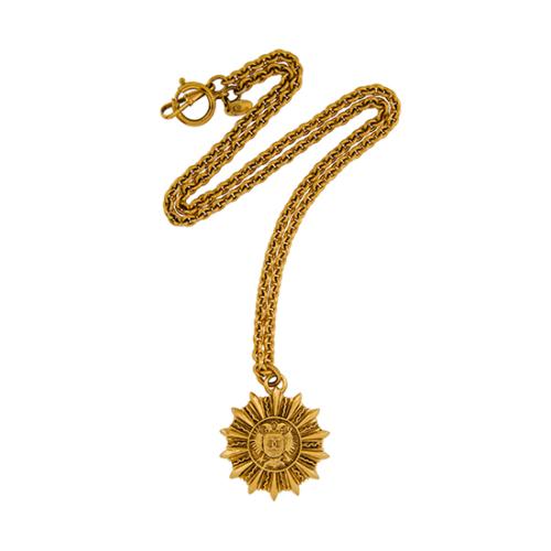 Chanel Vintage Sunburst Necklace