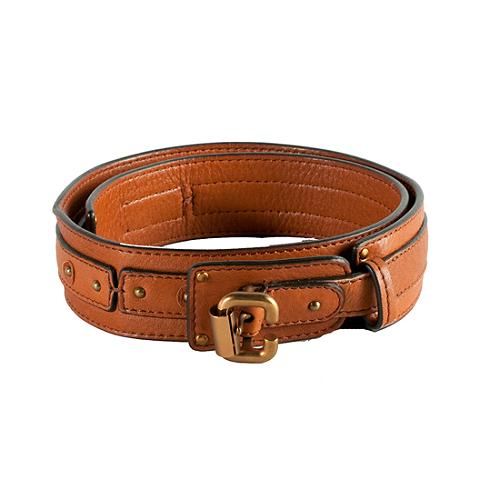 Chloe Leather High Waist Belt - Size 30 / 75