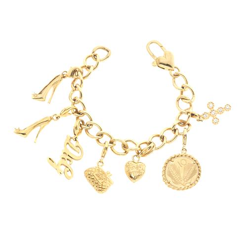 D&G Charm Bracelet and Necklace Set