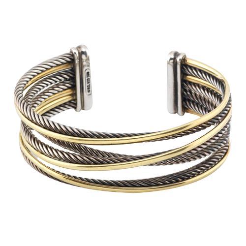 David Yurman 4-Row Crossover Cuff