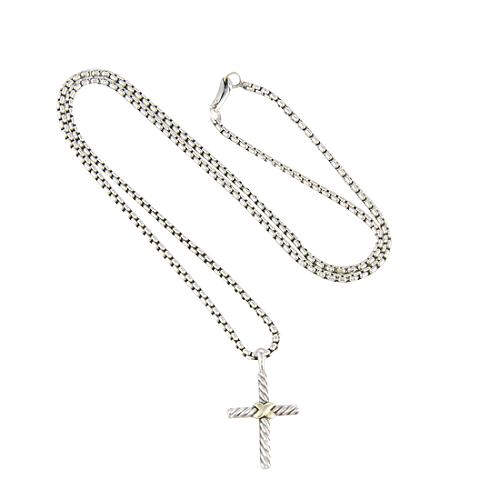 David Yurman Petite Cross Necklace