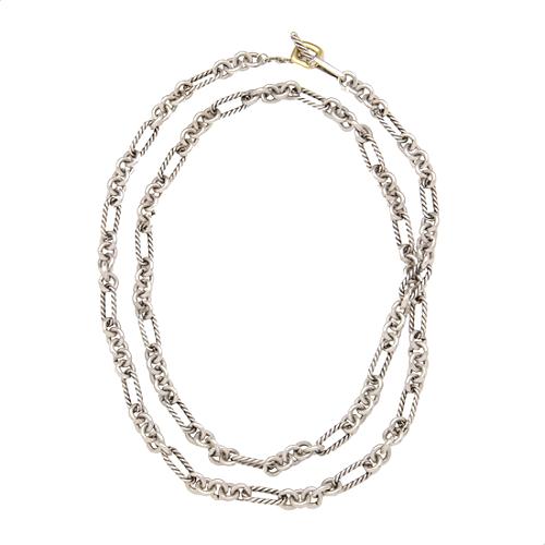 David Yurman Petite Figaro Chain Necklace