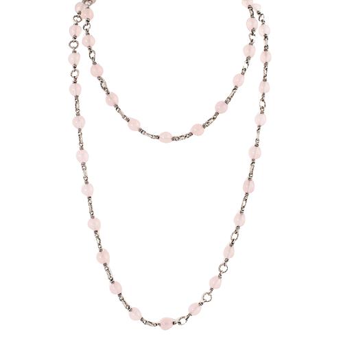 David Yurman Pink Hematite Bijoux Necklace