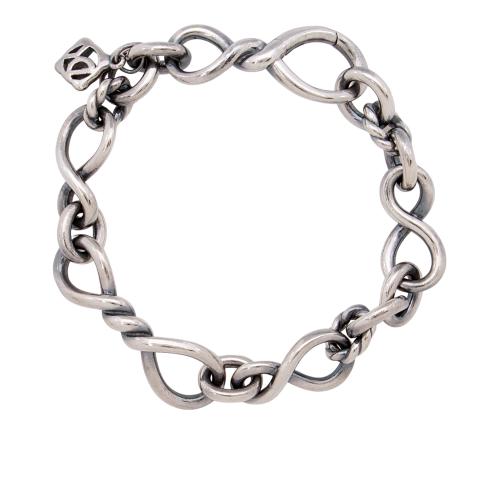 David Yurman Sterling Silver Continuance Chain Bracelet