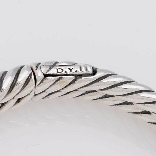 David Yurman Sterling Silver Labyrinth Single Loop Bracelet