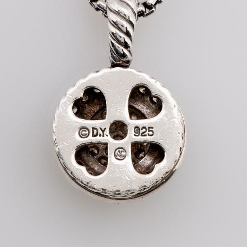 David Yurman Cable Classics Cross Necklace with Diamond
