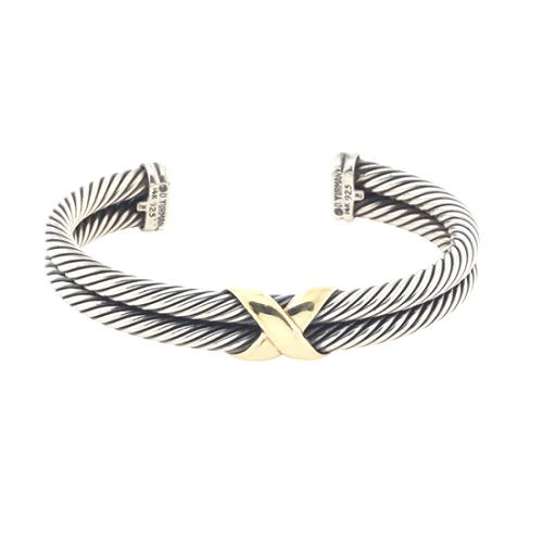 David Yurman Sterling Silver X Collection Bracelet