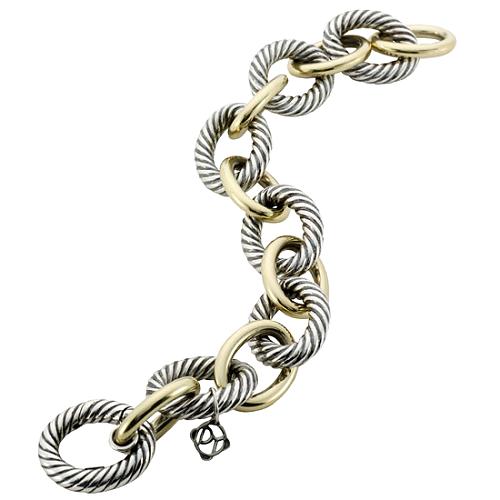 David Yurman XLarge Oval Link Chain Bracelet
