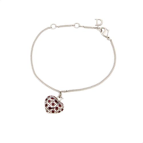 Dior Heart Charm Bracelet