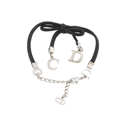 Dior Leather Bow Bracelet