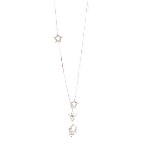 Dior Logo Star Strass Crystal Necklace