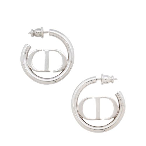 Dior Metal 30 Montaigne Hoop Earrings