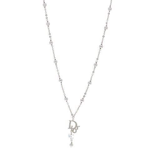 Dior Pearl & Butterfly Necklace