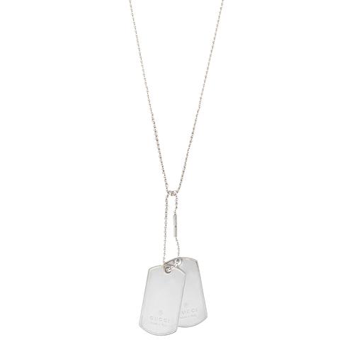 Gucci Dog Tag Necklace