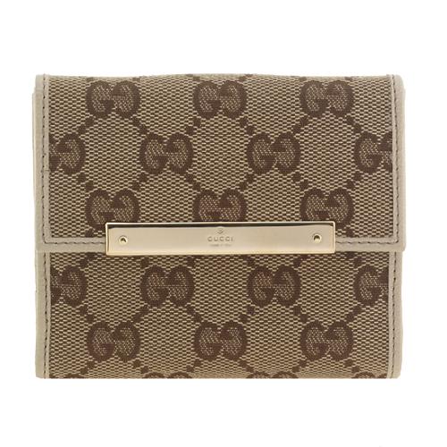 Gucci GG Fabric French Wallet