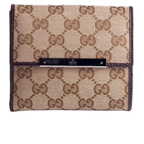 Gucci GG Fabric French Wallet