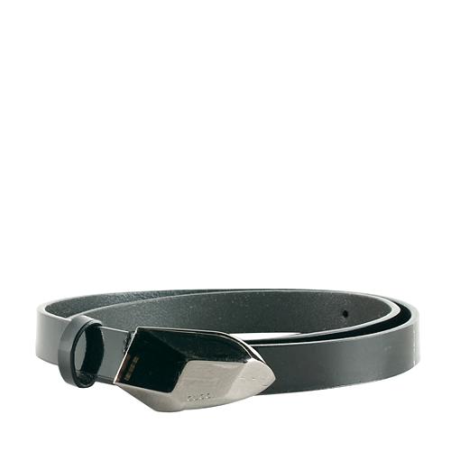 Gucci Patent Leather Rock Belt - Size 32 / 80