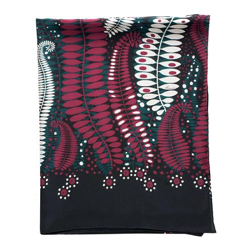 Gucci Silk Aboriginal Print Shawl Scarf