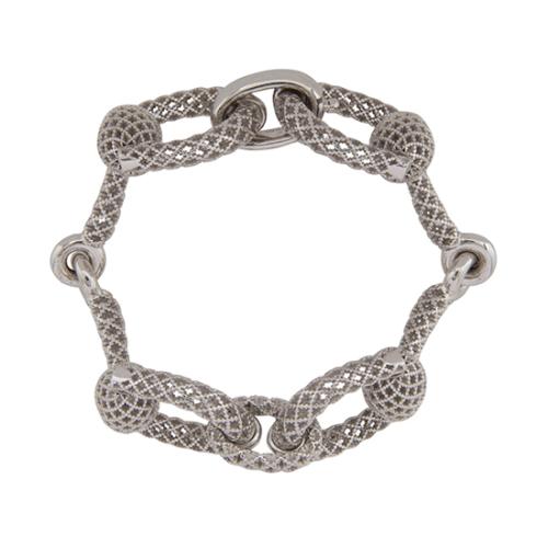 Gucci Sterling Silver Horsebit Bracelet