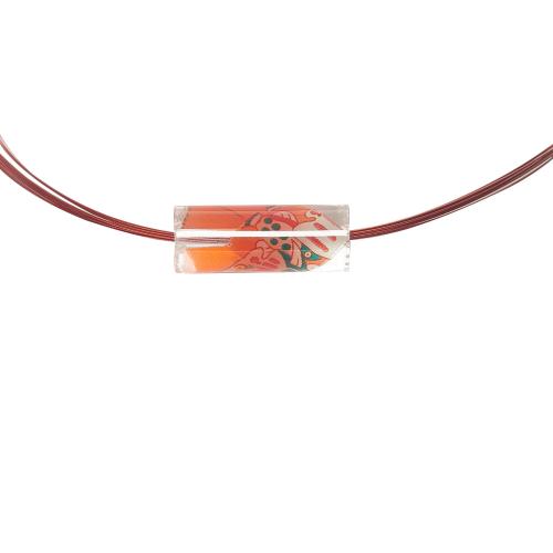 Hermes Bijouterie Fantaisie Resin Wire Necklace