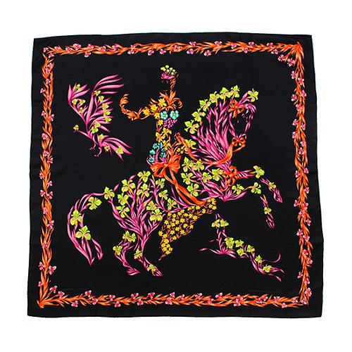 Hermes Limited Edition Cheval Fleuri Scarf