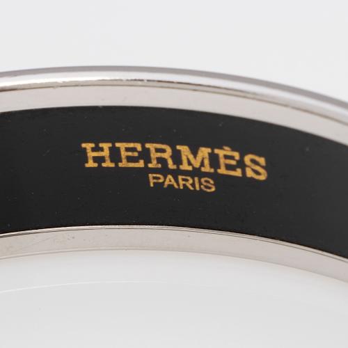 Hermes Printed Enamel Narrow Bracelet