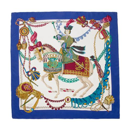 Hermes Silk Le Timbalier Scarf