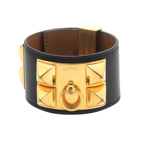 Hermes Swift Leather Collier De Chien Bracelet
