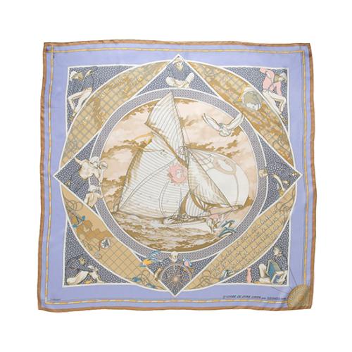 Hermes Voyage au Long Cours scarf