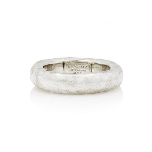 Ippolita Sterling Silver Hammered Band Ring - Size 7