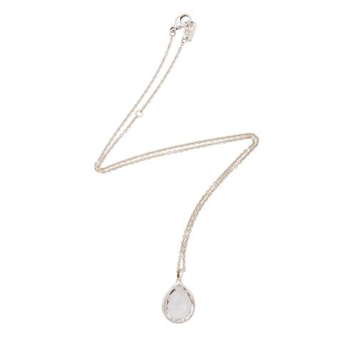 Ippolita Sterling Silver Quartz Teardrop Wonderland Pendant Necklace