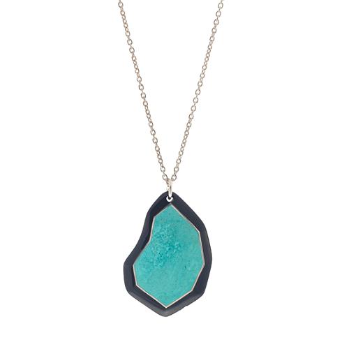 Ippolita Turquoise Resin Pendant Necklace