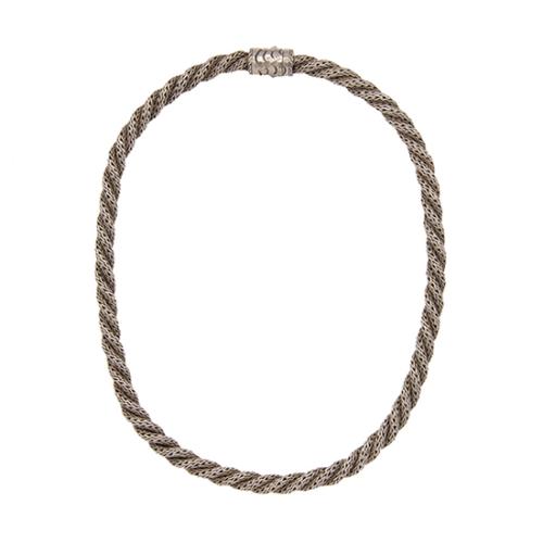 John Hardy Sterling Silver Palu Macan Twist Chain Necklace