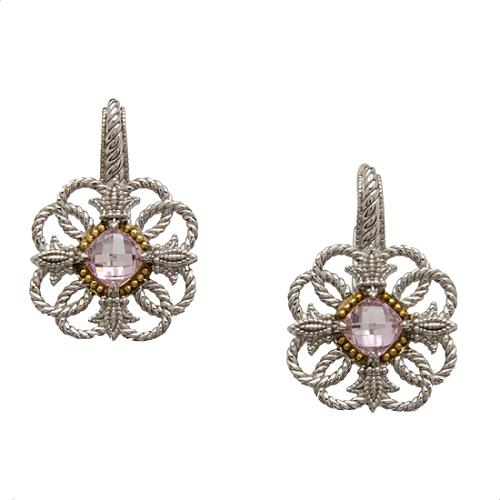 Judith Ripka Floral Drop Earrings