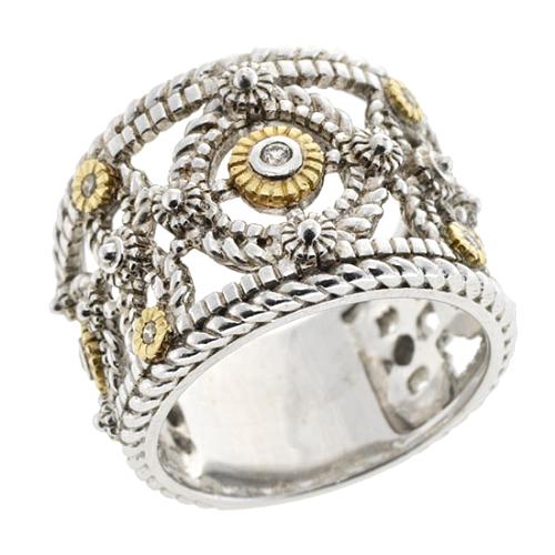 Judith Ripka Garland Diamond Ring 