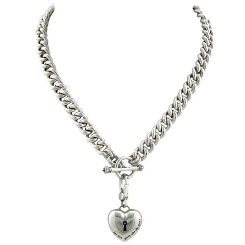Juicy Couture Heart Padlock Necklace