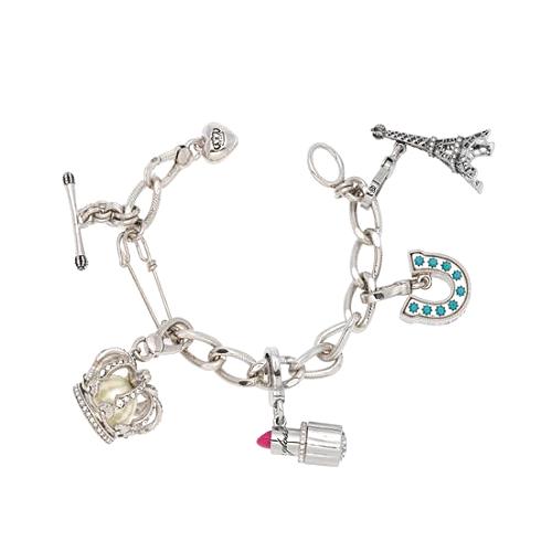 Juicy Couture Silver Charm Bracelet