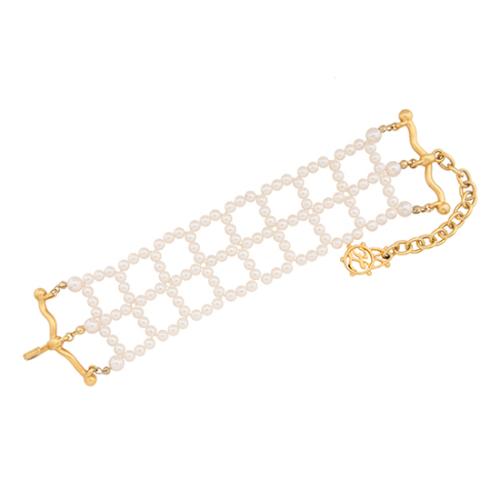 Karl Lagerfeld Vintage Pearl Bracelet