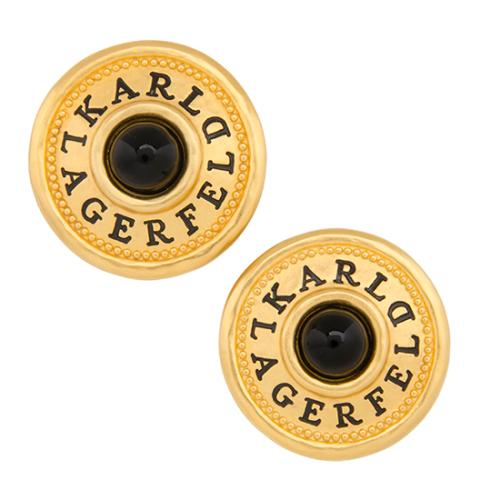 Karl Lagerfeld Vintage Round Earrings