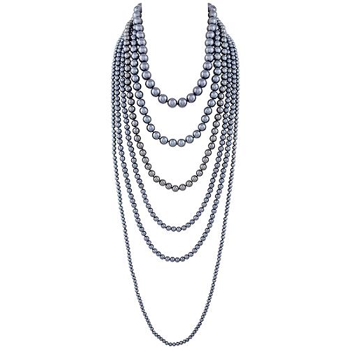 Kenneth Jay Lane 6 Row Necklace