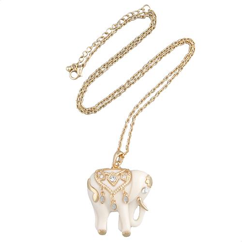 Kenneth Jay Lane Elephant Necklace