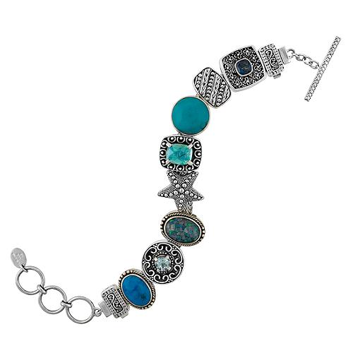 Lori Bonn Blue Slider Bracelet