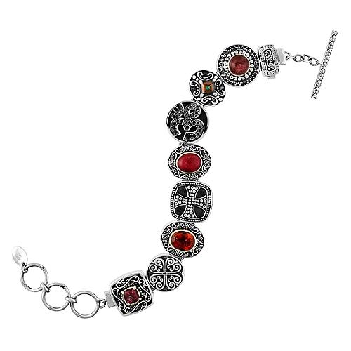 Lori Bonn Red Slider Bracelet
