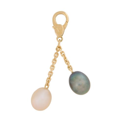 Louis Vuitton 18kt Yellow Gold Pearl Charm