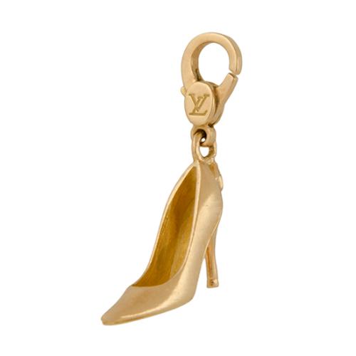 Louis Vuitton 18kt Yellow Gold Shoe Charm