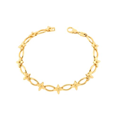 Louis Vuitton Charm de Monogram 18K Gold Bracelet