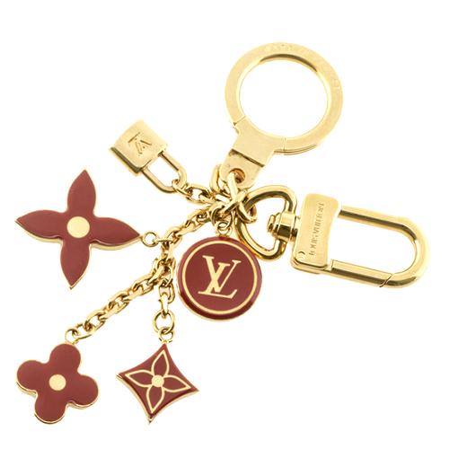 Louis Vuitton Fleurs Key Ring Bag Charm
