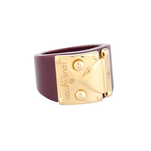 Louis Vuitton Lock Me Ring - Size 7 1/2